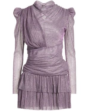 Sabina Musayev Mini Dress - Purple