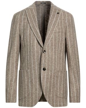 BRERAS Milano Blazer Acrylic, Virgin Wool, Polyester - Brown