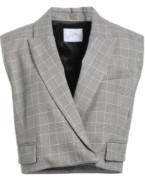Soallure Blazer Polyester, Viscose, Elastane - Gray