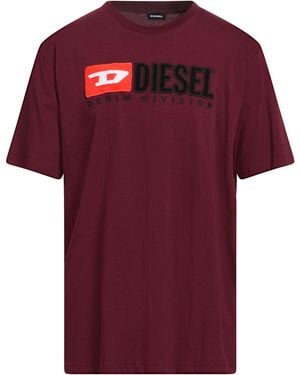 DIESEL T-Shirts - Red