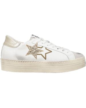 2Star Trainers Leather - White