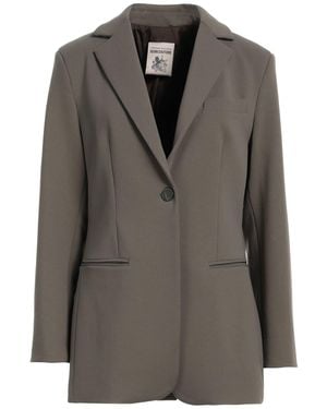 Semicouture Blazer Viscose, Polyamide, Elastane, Polyester - Grey