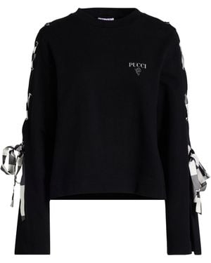 PUCCI Sweatshirt Cotton, Silk - Black