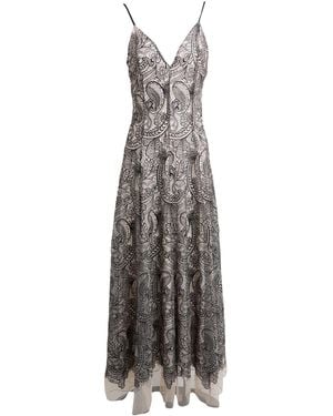MILVA MI Maxi Dress Acetate, Viscose, Elastane - White