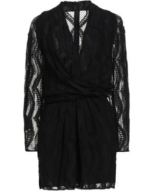 IRO Mini Dress Cotton, Polyamide, Elastane - Black