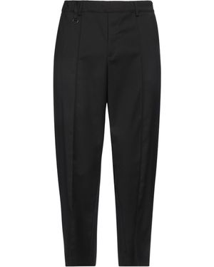 Messagerie Patrizio Piscaglia Trousers Polyester, Viscose, Wool, Elastane - Black