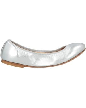 Le Briella Ballet Flats Leather - White