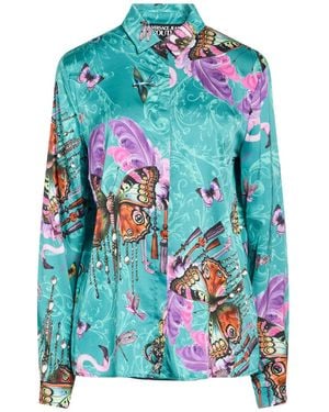 Versace Jeans Couture Shirt Viscose, Elastane - Blue