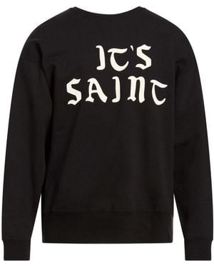 Saint Michael Sweatshirt Cotton - Black