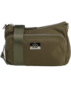 Roccobarocco Cross-Body Bag Textile Fibers - Green