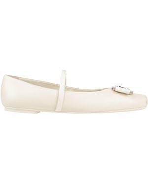 Ferragamo Ballet Flats - Natural