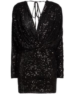 Relish Mini Dress Polyester, Elastane - Black