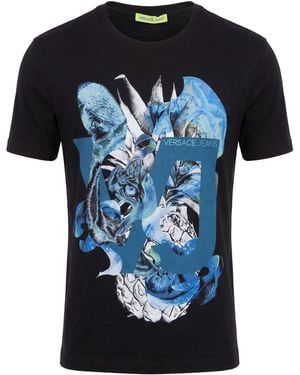 Versace Jeans Couture T-Shirts - Schwarz