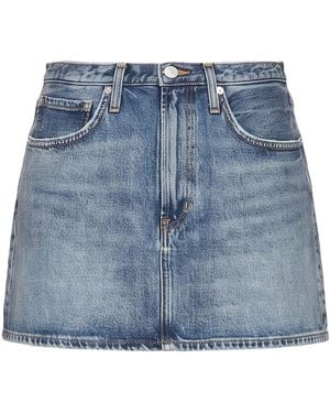 Agolde Denim Skirt Recycled Cotton - Blue