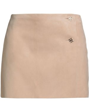 Givenchy Mini Skirt Goat Skin - Natural