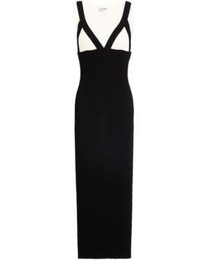 Jean Paul Gaultier Midi Dress Viscose, Polyester - Black