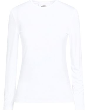 Alpha Studio T-Shirt Viscose, Elastane - White