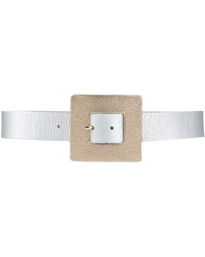 D.exterior Belt Leather - White