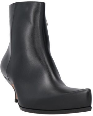 ショートブーツ・ブーティ SPORTMAX Black leather Etra ankle boots Sportmax Ankle Boots Black - ShopStyle