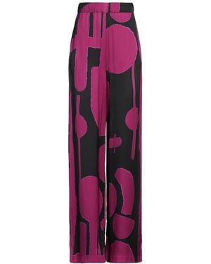 Pierantonio Gaspari Fuchsia Pants Viscose - Purple