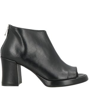 CURIOSITÉ Ankle Boots Leather - Black
