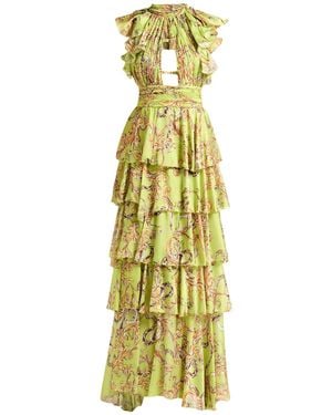 W Les Femmes By Babylon Maxi Dress Polyester - Metallic