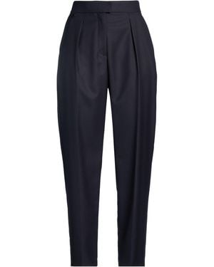 Agnona Midnight Trousers Wool - Blue