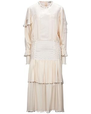 Lanvin Midi Dress - Natural