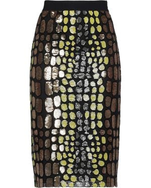 Pink Memories Midi Skirt Polyester - Black