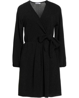 Motel Mini Dress Nylon, Metallic Fiber, Elastane - Black