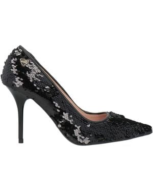 Love Moschino Court Shoes Textile Fibres - Black