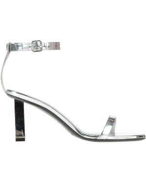 Courreges Sandals Textile Fibers - Natural
