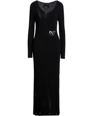 Twinset Maxi Dress Polyamide, Viscose, Wool, Cashmere - Black