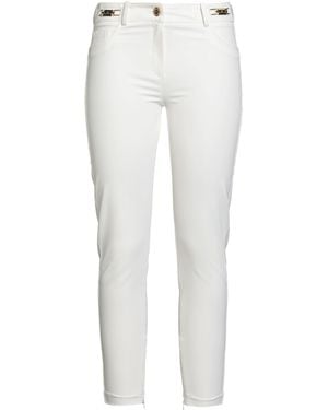 Elisabetta Franchi Trousers - White