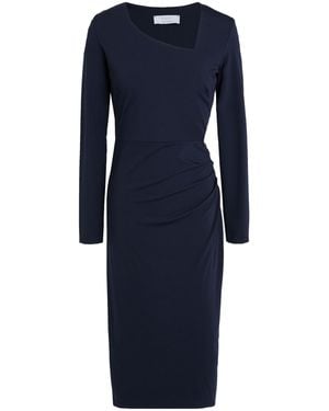 Kaos Midnight Midi Dress Viscose, Polyamide, Elastane - Blue