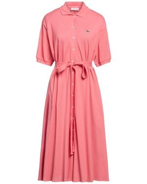 Lacoste Midi Dress - Pink