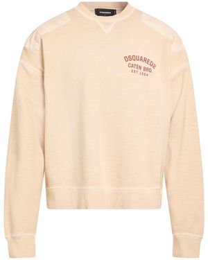 DSquared² Sand Sweatshirt Cotton - Natural