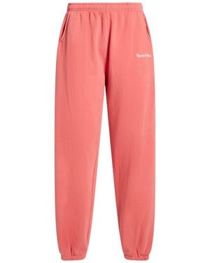 Sporty & Rich Coral Trousers Cotton - Red