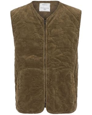 Crossley Military Vest Cotton, Elastane - Green