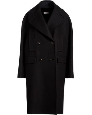 Alberto Biani Coat Virgin Wool, Polyamide - Black