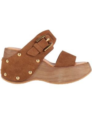 See By Chloé Sandals Leather - Brown