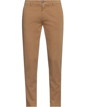 Liu Jo Camel Trousers Cotton, Elastane - Natural