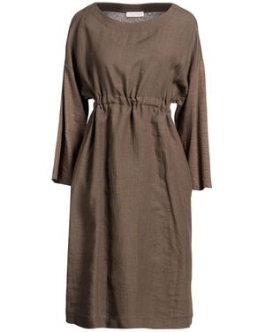 Le Tricot Perugia Midi Dress - Brown