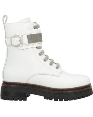 Eleventy Ankle Boots - White