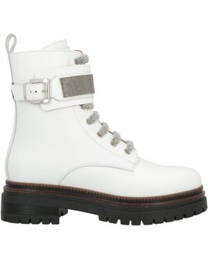 Eleventy Ankle Boots - White