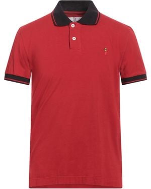 Cooperativa Pescatori Posillipo Polo Shirt Cotton, Elastane - Red