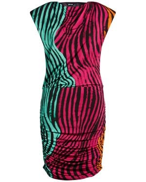 Just Cavalli Mini Dress Viscose, Elastane - Red