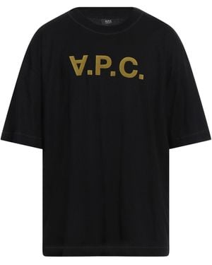 A.P.C. T-shirts - Schwarz