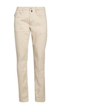 Tramarossa Ivory Pants Cotton, Polyester, Elastane - Natural