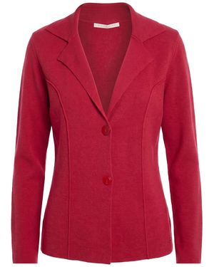 White Wise Blazer - Red